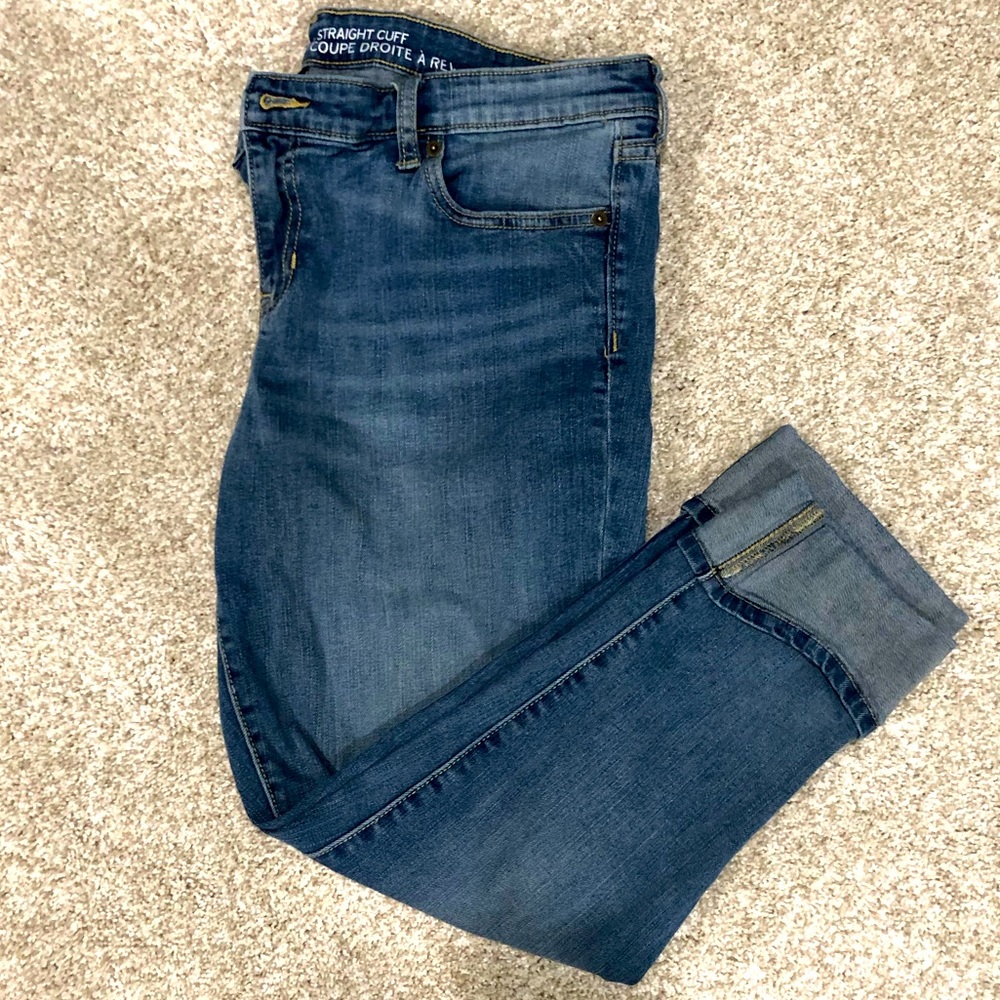 Gap Straight Cuff Jeans